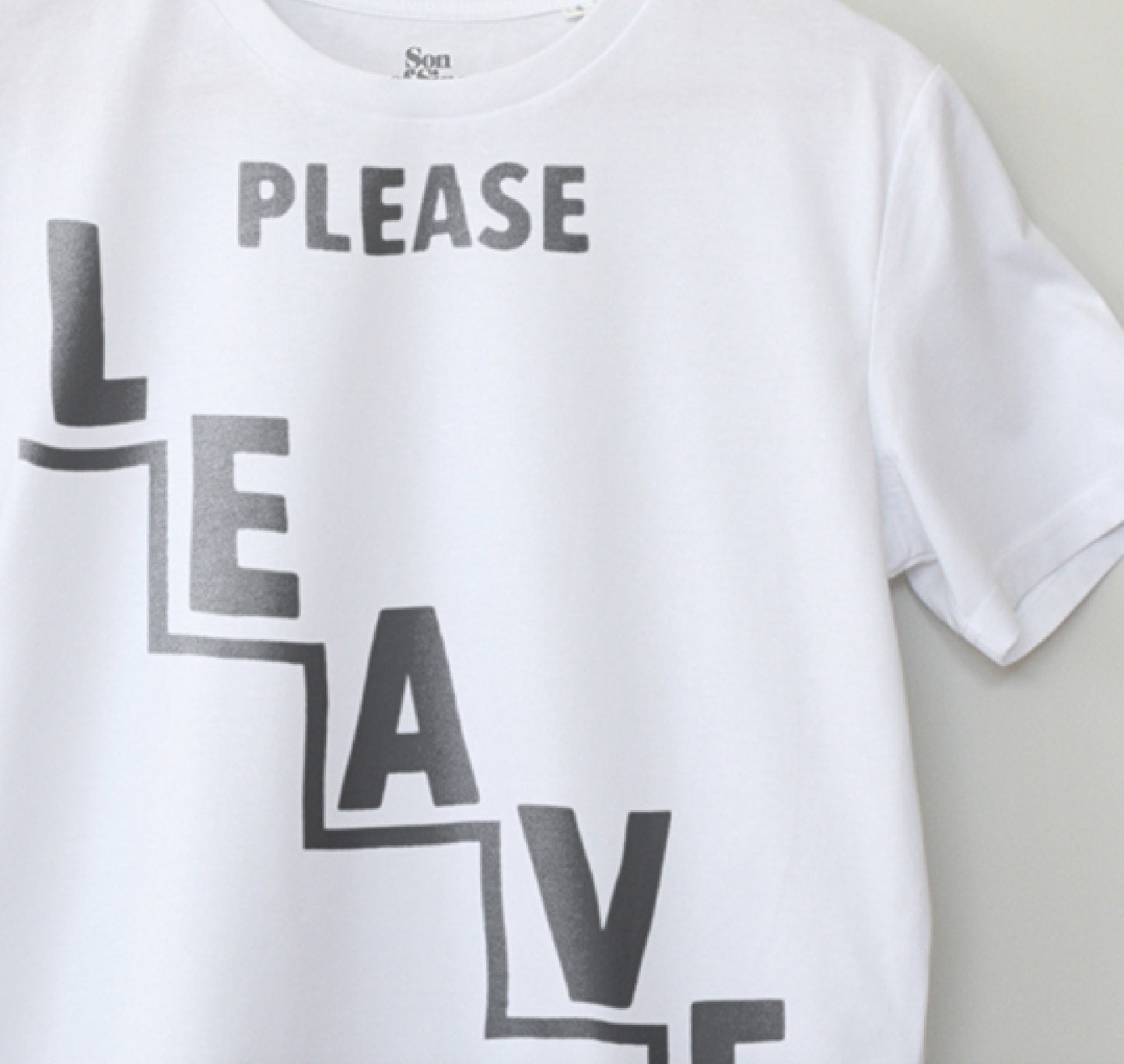Please Leave Quietly (Black Print)