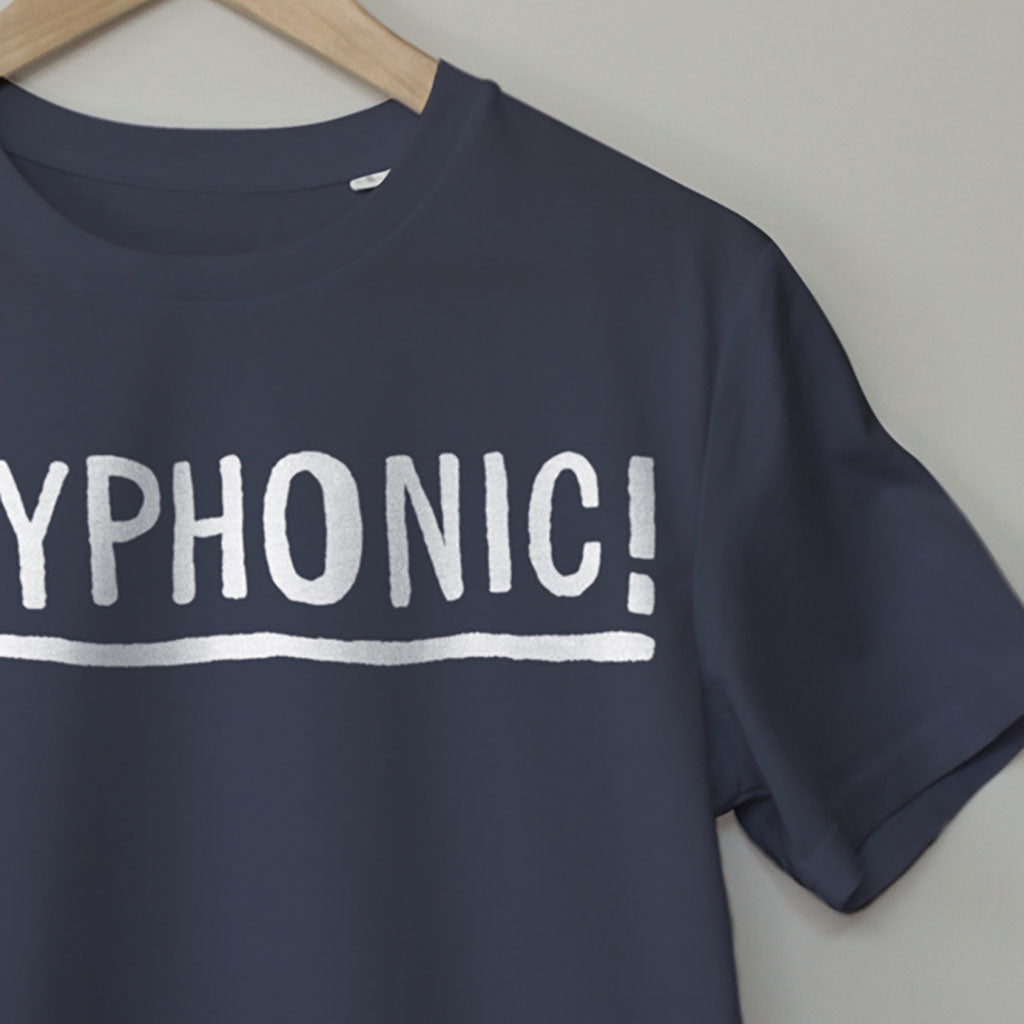 Synth T-Shirt Close up detail.