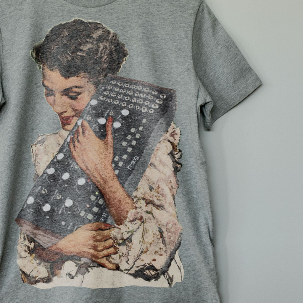 A Mothers Love Detail – modular synth T-shirt by Son of Sine – unisex organic cotton tee.