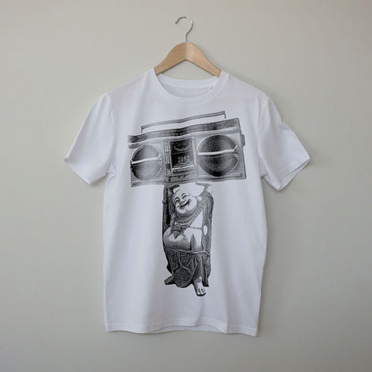Buddha Boombox. Buddhist T-Shirt. 