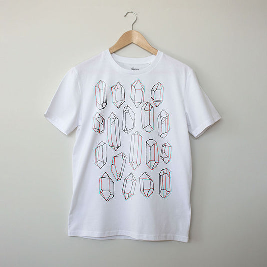 Crystals. Modular Synth and Eurorack Techno T-Shirt Electronic Music Festival T-Shirt
