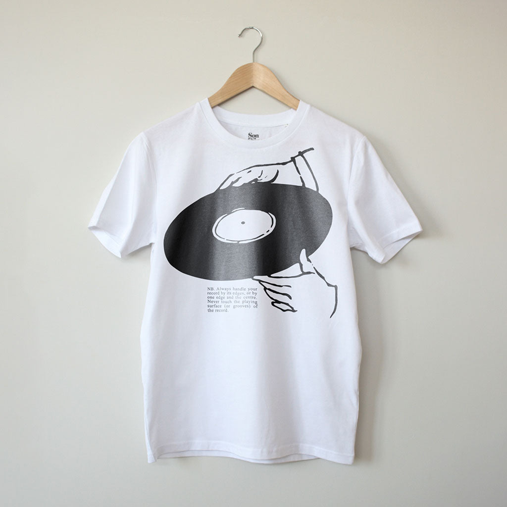 Handle with Care – Record DJ T-Shirt Beat-maker T-shirt record collector