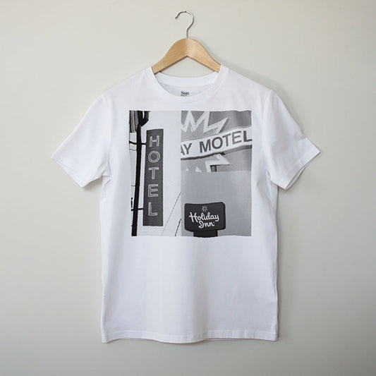 Hotel Motel, HIP HOP. Contemporary Eurorack T-Shirt for Electronic Music Festival T-Shirt – Vegan T-Shirt – PETA Approved and 100% organic cotton