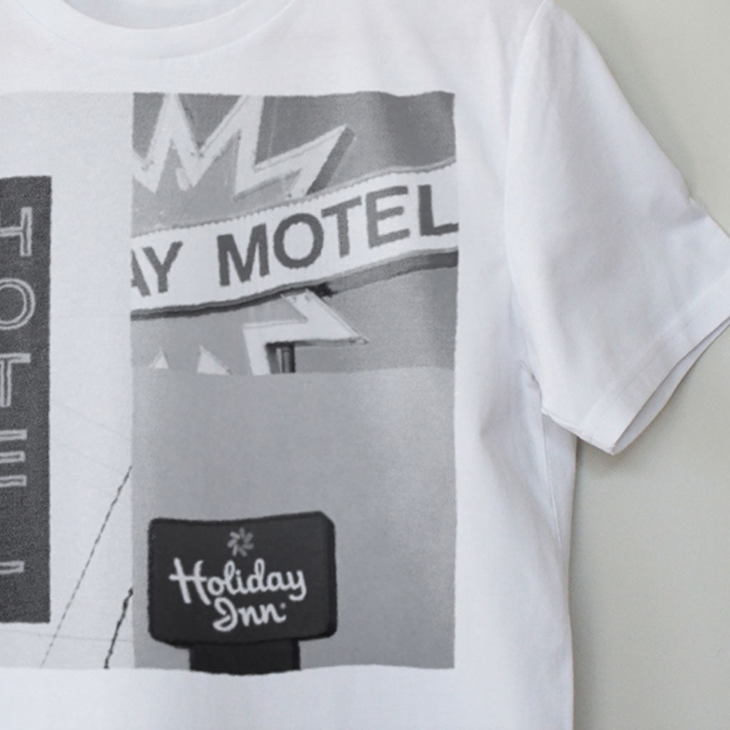 Close up detail image. Contemporary Eurorack T-Shirt for Electronic Music Festival T-Shirt – Vegan T-Shirt – PETA Approved and 100% organic cotton