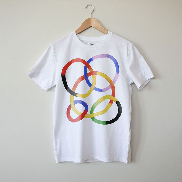 Loops. modular synth T-shirt by Son of Sine – unisex organic cotton tee.