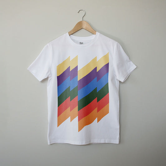 Saw. Modular synth T-shirt by Son of Sine – unisex organic cotton tee.