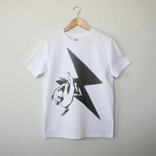 Shadow Play T-Shirt. Contemporary Eurorack T-Shirt for Electronic Music Festival T-Shirt – Vegan T-Shirt – PETA Approved and 100% organic cotton