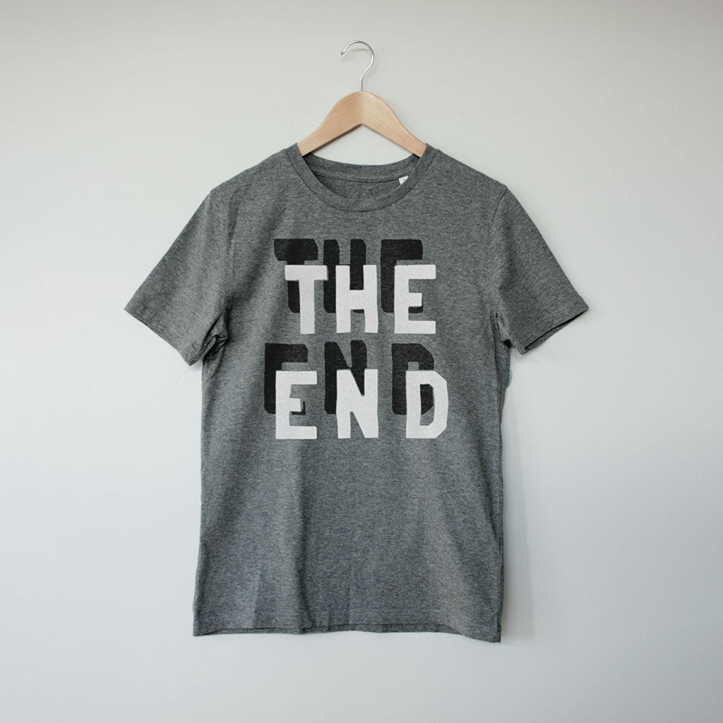 The End 'Noir' – Electronic Music techno T-Shirt – Vegan Synth T-Shirt – PETA Approved and 100% organic cotton
